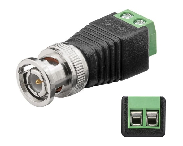 BNC_Stecker_auf_Klemme_51-813-00010_OK BNC Stecker schraubbar auf Klemme 2Draht Adapter