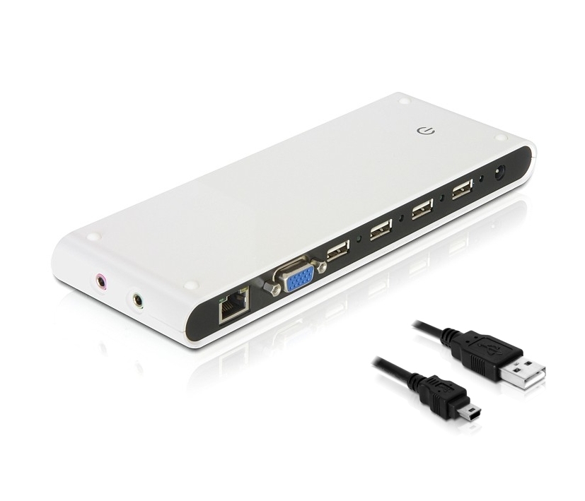 USB Dockingstation DELOCK 87446 Port Replikator für altere Computer XP 2000 Vista