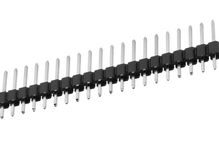 50pol_Stiftleiste_RM254_38-878-00077 50pol Stiftleiste gerade verzinnt RM 2,54mm