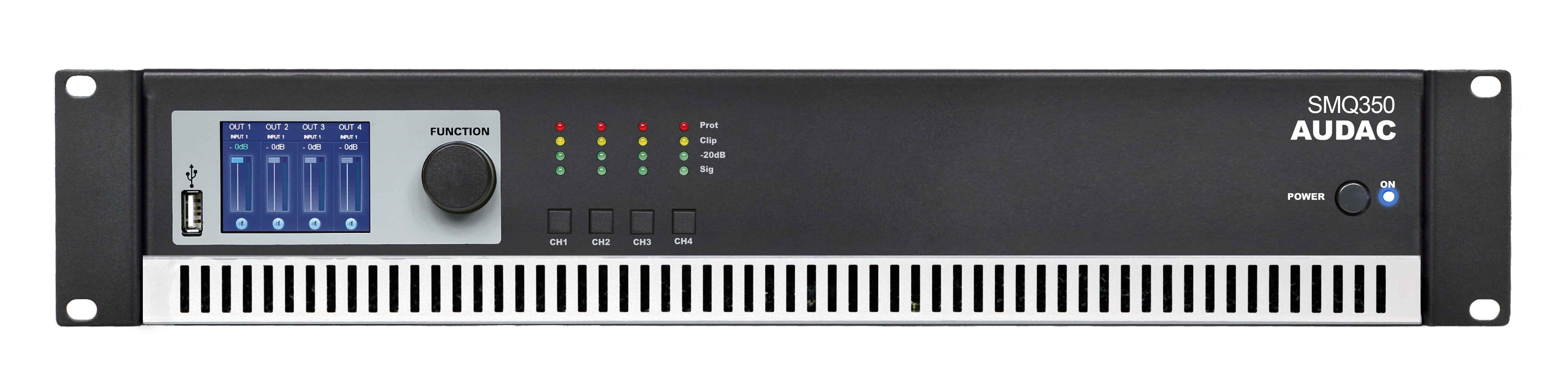 Audac_SMQ350_4x350W_Endstufe_Front