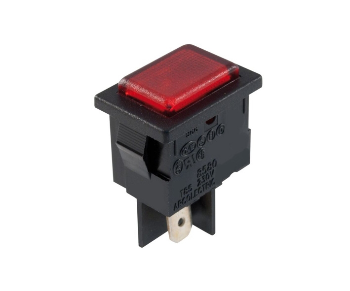 Signallampe_H8580AB_95-834-00530_80 Signallampe Rot 230VAC 21x15mm Bauform wie Wippschalter