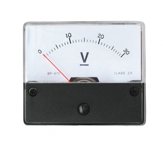 30V-Drehspul-Instrument-90-570-00075 30V Drehspul Instrument 70x60mm 30Volt DC