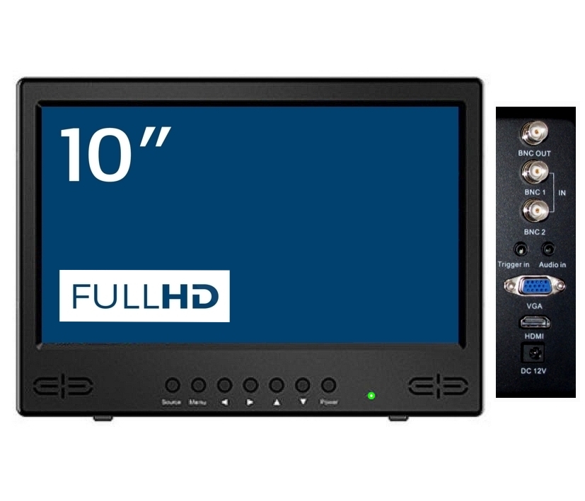 10zoll_Bildschirm_HDMI_VGA_BNC_TON_79-226-00428_B00HaPzpFBizz0kc Hybrid Monitor 255mm 10zoll mit 1xHDMI 1xVGA 2xBNC CVBS Audio-Input Vesa75