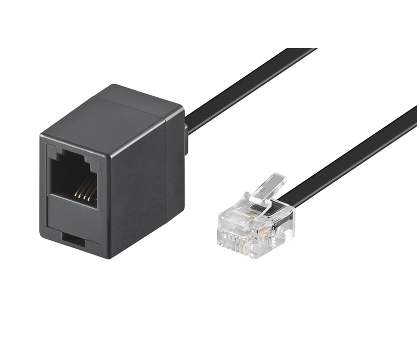 10m RJ11 Verlängerung 4pol RJ11 Stecker RJ11 Buchse