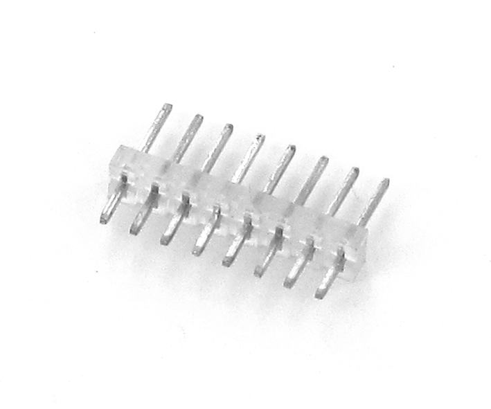 8pol_stiftleiste_natural_38-878-00270 6pol Stiftleiste Kontaktleiste gerade verzinnt RM 2,54mm