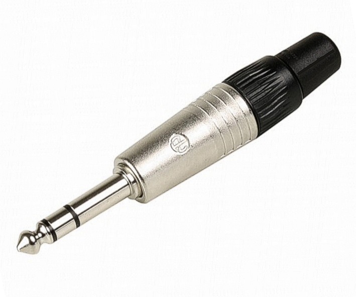 6,3mm Klinkenstecker Stereo Metall NP3C