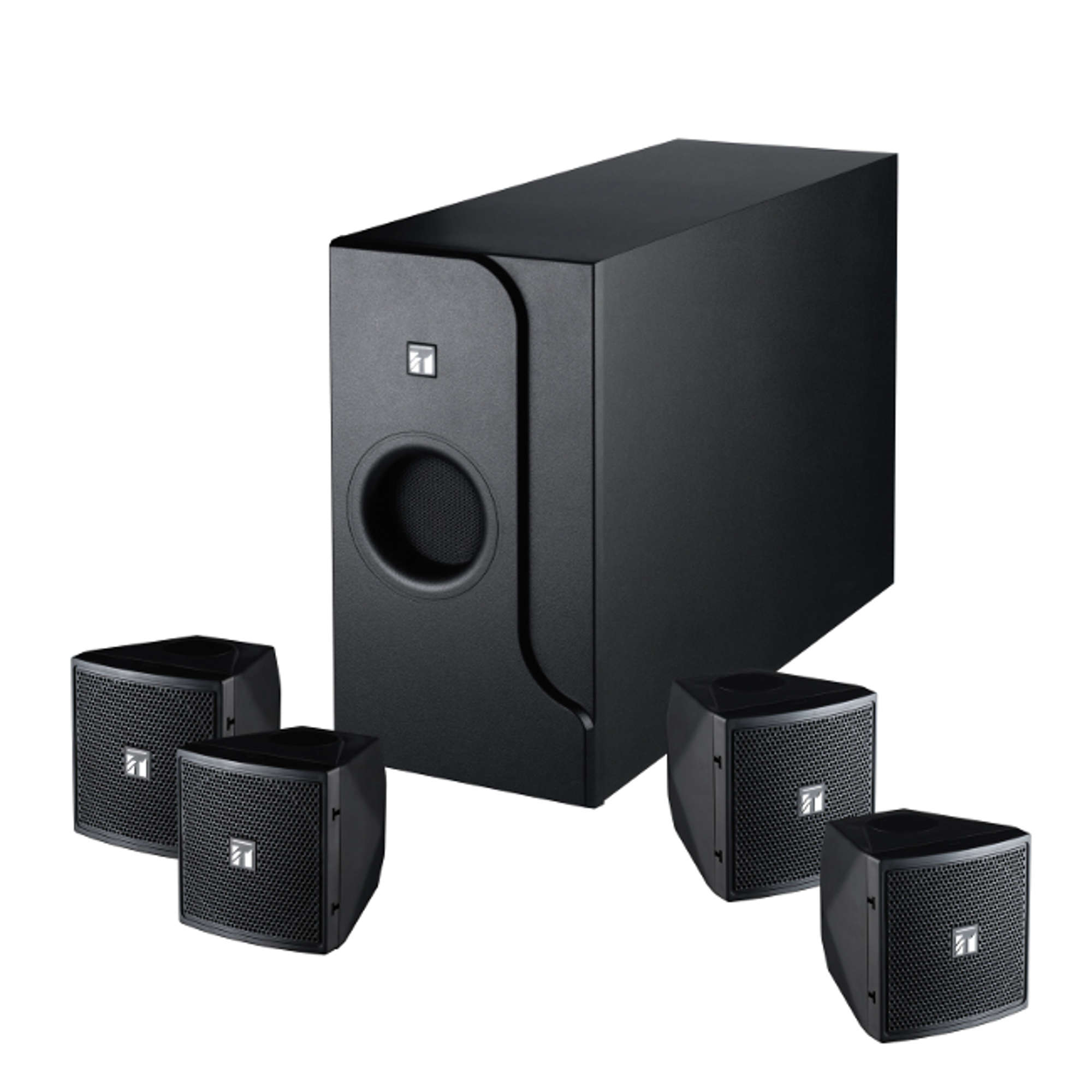 4x Satellitenlautsprecher mit Subwoofer 2x160W BS301B ideal für Caffee Kneipe Gastro Geschäfte 4x Satellitenlautsprecher mit Subwoofer 2x160W BS301B ideal für Caffee Kneipe Gastro Geschäfte