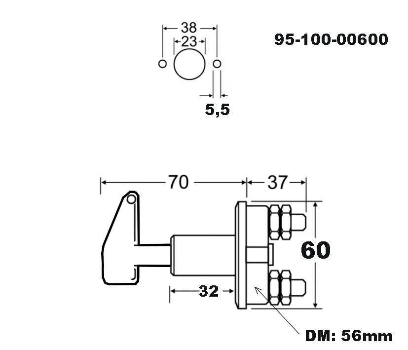 95-100-00600_Batterieschalter_Zeichnung_2023