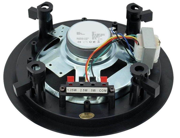 Deckenlautsprecher-Schwarz-100V-5W-rms