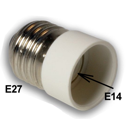 Adapter E27 E14