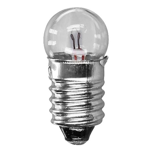 E10_Birne_32-748-00380 E10 6V Glühlampe E10 Kugellampe 6V 2,4W 400mA