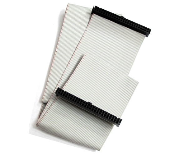 SCSI-Kabel-50pol-Flachbandkabel-53-680-01900 SCSI Kabel 2x 50pol Stecker Flachbandkabel 600mm