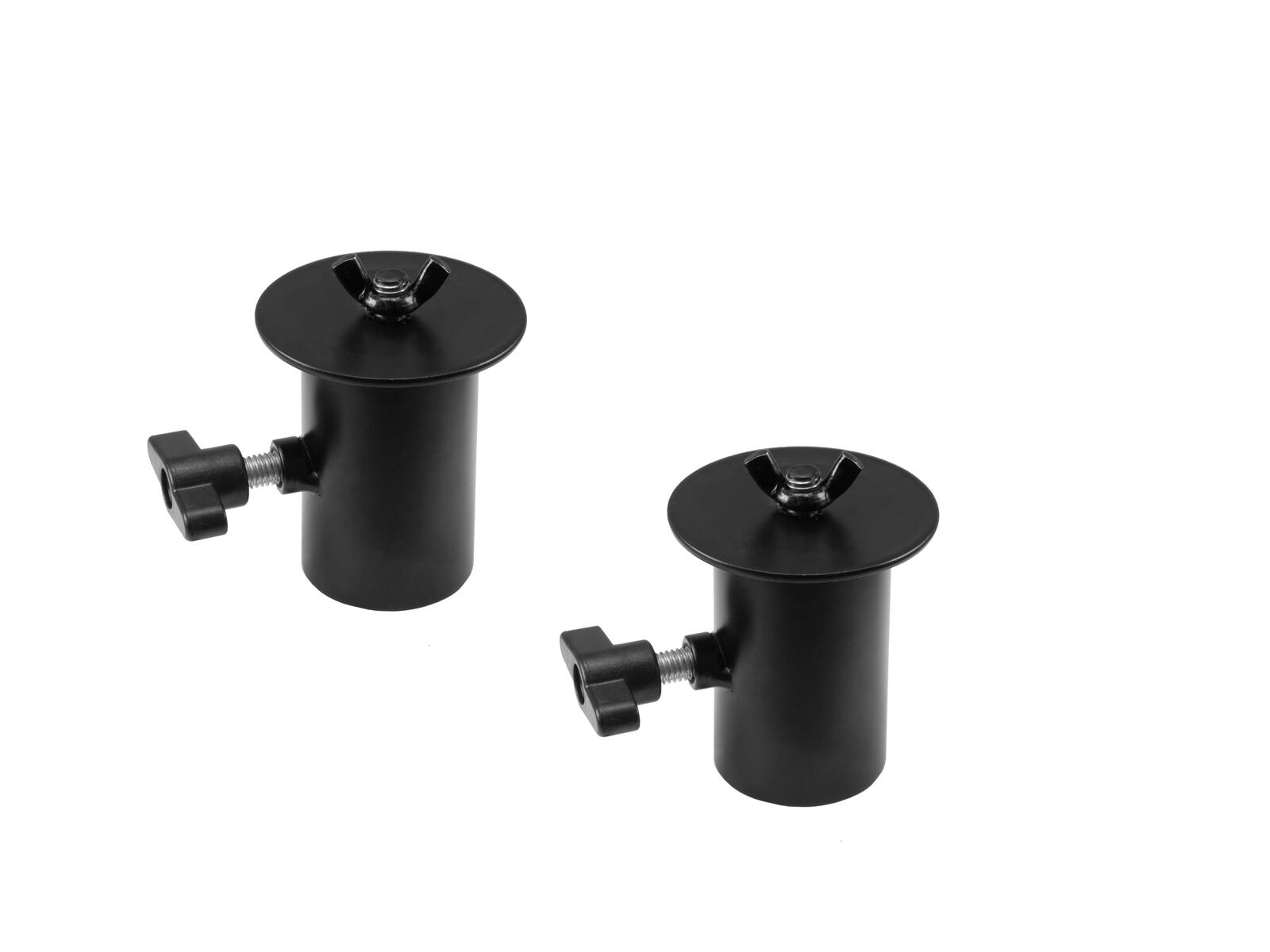 Stativadapter Stativhülse 35mm auf M8 Dorn mit Feststellschraube bis max 35KG ++ PAAR ++