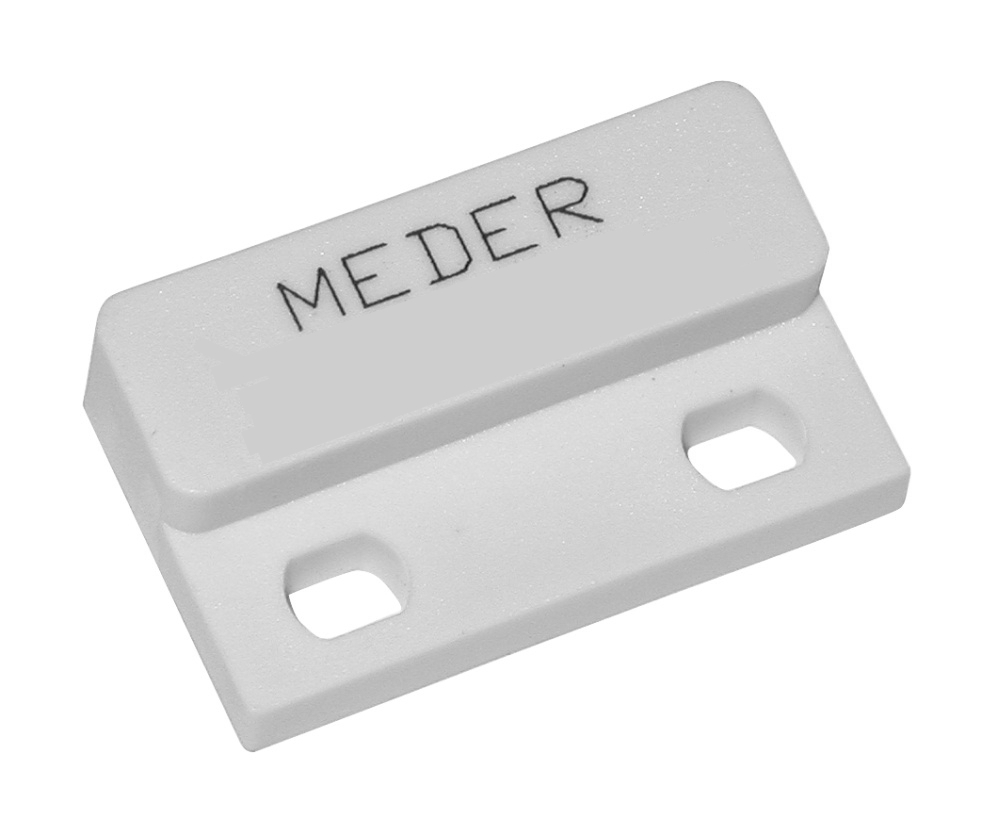 Magnet Dauermagnet 23x14mm Weiss Schraubmontage Magnet Dauermagnet 23x14mm Weiss Schraubmontage