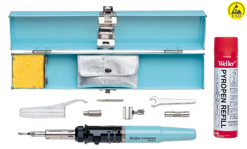 T0051605999-44-790-00050 Gaslötkolben Pyropen Piezo Zündung WELLER KIT