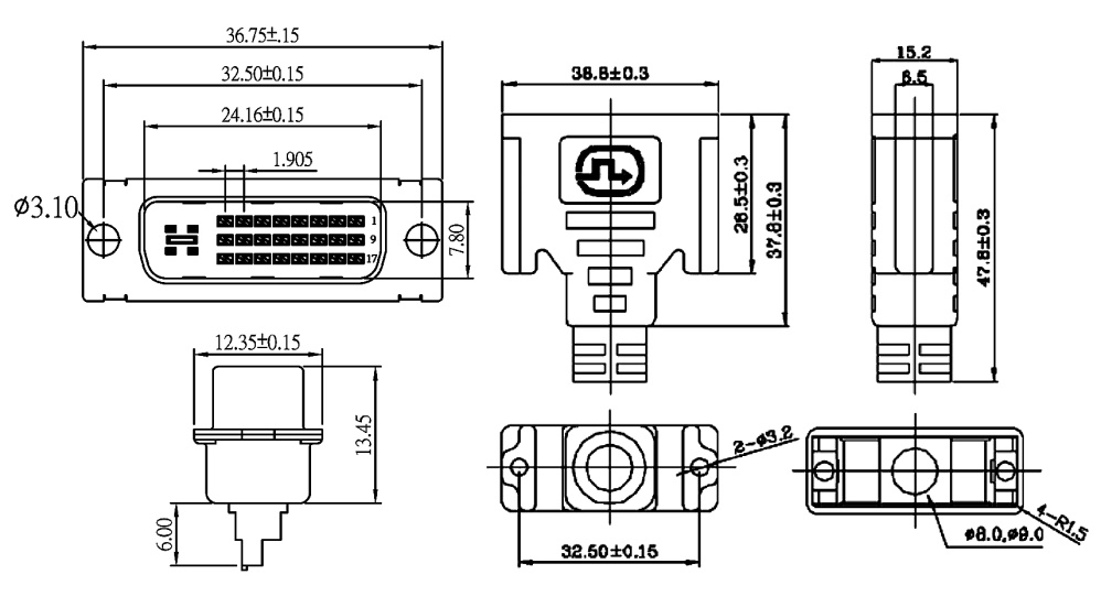 DVI-Stecker-24-5polig-40-200-00250-ZG01