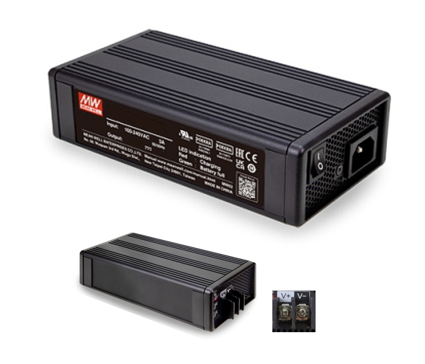 24V_Ladegeraet_Bleiakku_B01_33-455-01210 24V Ladegerät für Lithium oder Bleiakkus 10-200Ah für alle 24V Akkus bis 8A Ladestrom