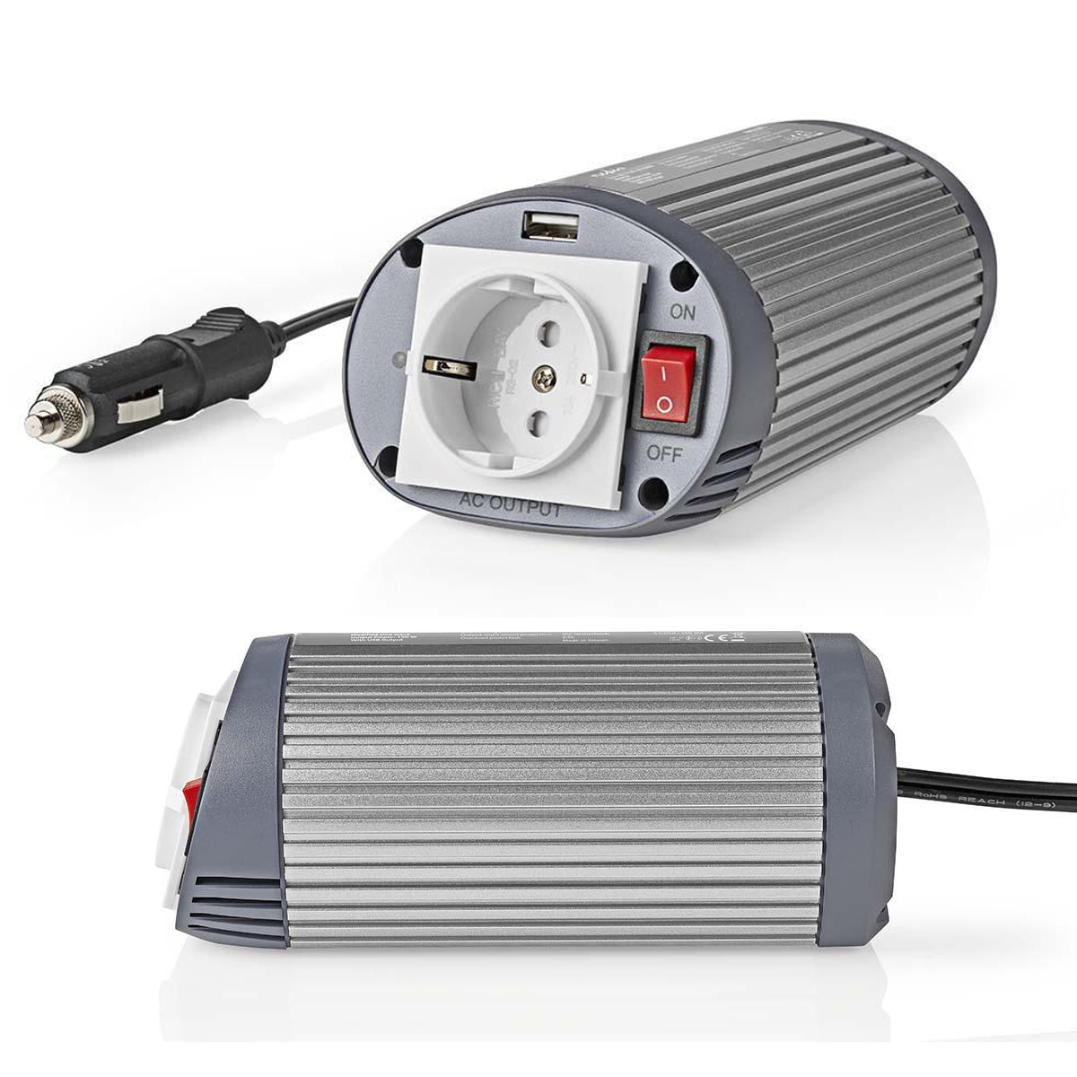 43-846-00292_wechselrichter_12V_220V_150W_B03 DCAC Wechselrichter 12V auf 230V 150W Dauer Peak 300W mod.Sinus