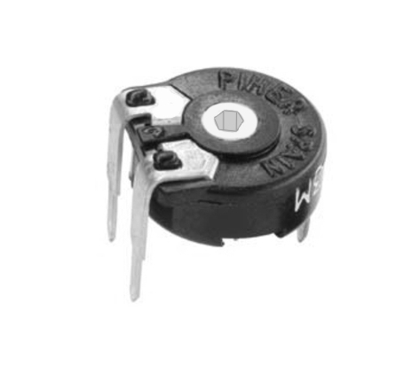 Trimmer_T10_steckachse_Bild2018-22222 250ohm Trimmer Poti T10 liegend RM5x10 Steckachse