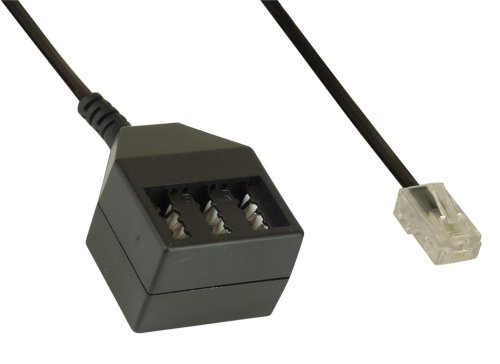 RJ45 auf TAE Buchsen NFN Adapter LAN TAE