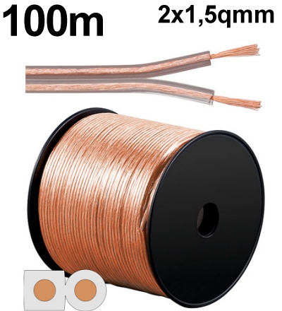 54fa16fb8e2b12a8c492a16087f3311c Lautsprecherkabel 2x1,5qmm