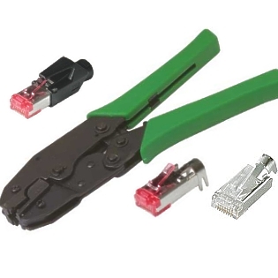 97-905-00820_RJ45_crimpzange_8pol_b200 Crimpzange für RJ45 Stecker bzw RJ45 Patch LAN Stecker Zange