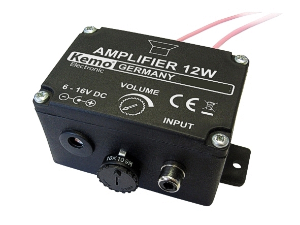 12V_Verstaerkermodul_92-477-00670 12W Verstärker Modul mit Buchsen Plug n Play