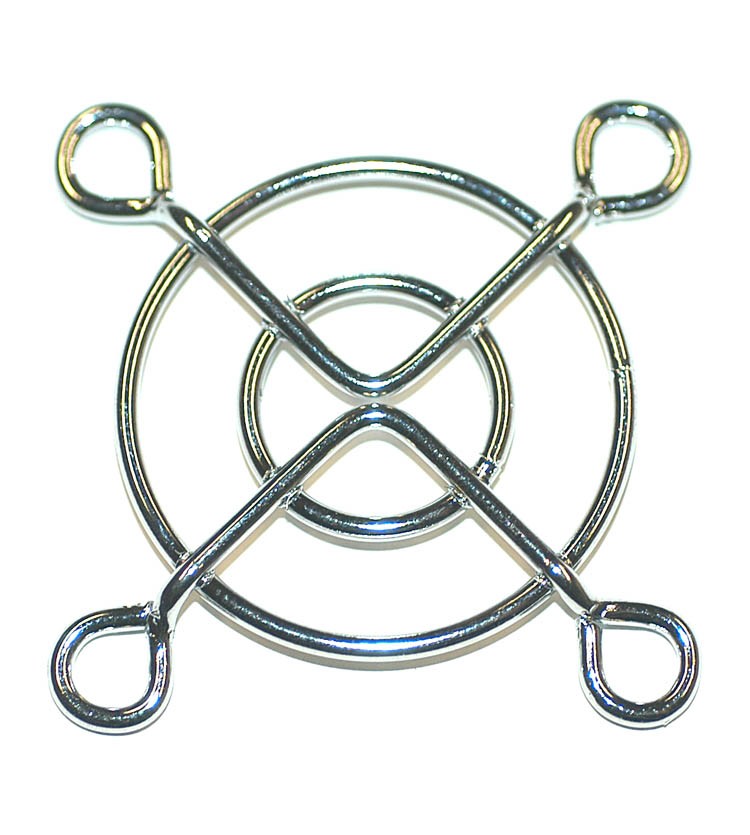 Lüftergitter 40x40mm aus Metall