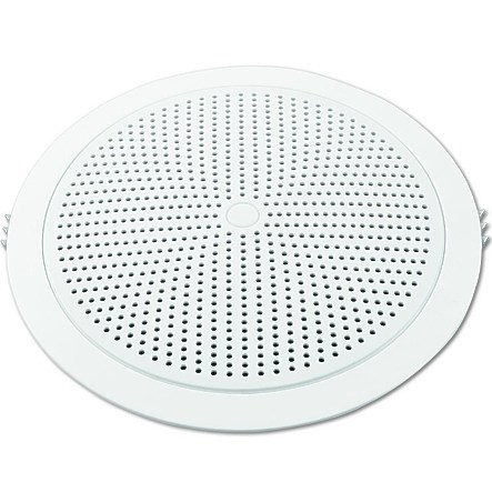 88-500-01750-80710250-A25583d2f09c1f7 190mm ELA Deckenlautsprecher 12W 4ohm mit 100V 6W ELA Trafo Weiss