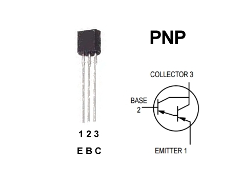 BC557-C PNP Transistor 45V 100mA 500mW TO92