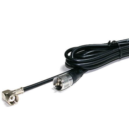 81-601-00040_DV-Kabel_Bild1 4m Antennenkabel zu DV-Antennenfuss mit DV-Stecker und PL259 Stecker