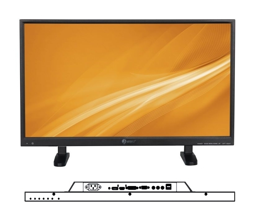 Hybrid Monitor 810mm (32zoll) VM-UHD32M 4K Bildschirm BNC VGA HDMI DVI DP Audio Eingang