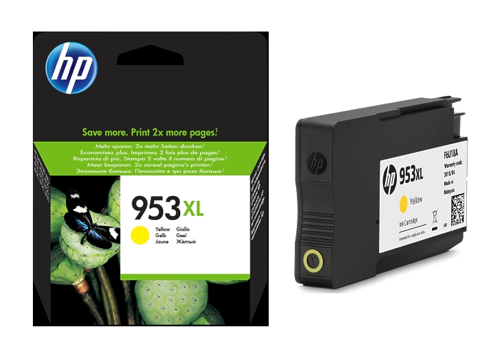 HP953XL-F6U18AE-72-888-02973 HP Tinte 953 XL Yellow F6U18AE Gelb