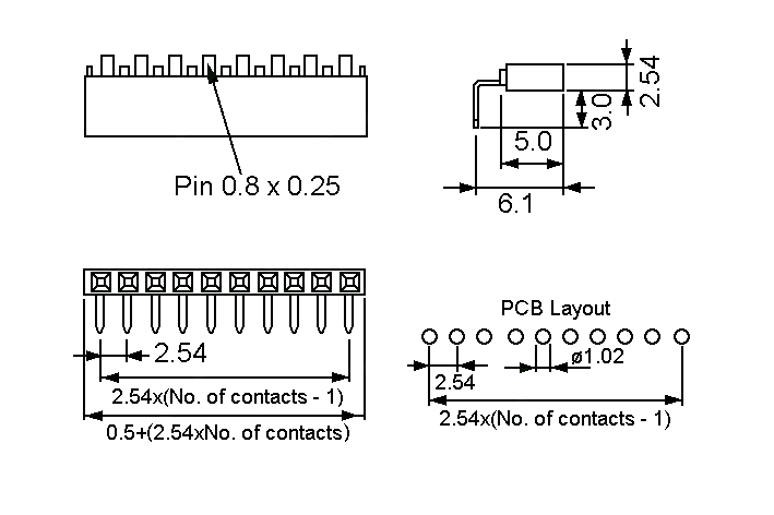 Buchsenleiste-5pol-38-878-00145-ZG