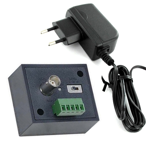 Aktive_Balun_bnc_Industrie_79-224-05572 Übertragungseinheit BNC auf Klemme  für AHD TVI CVI Signale Balun Aktiv Sender 2Draht