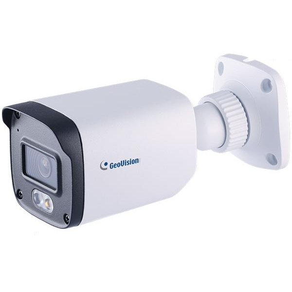 4MP LAN IP Kamera Bullet GBLF4802 Fixojektiv ONVIF Mikrofon Weisslicht IR-LED microSD Kartenslot POE IK10 KI-Funktion