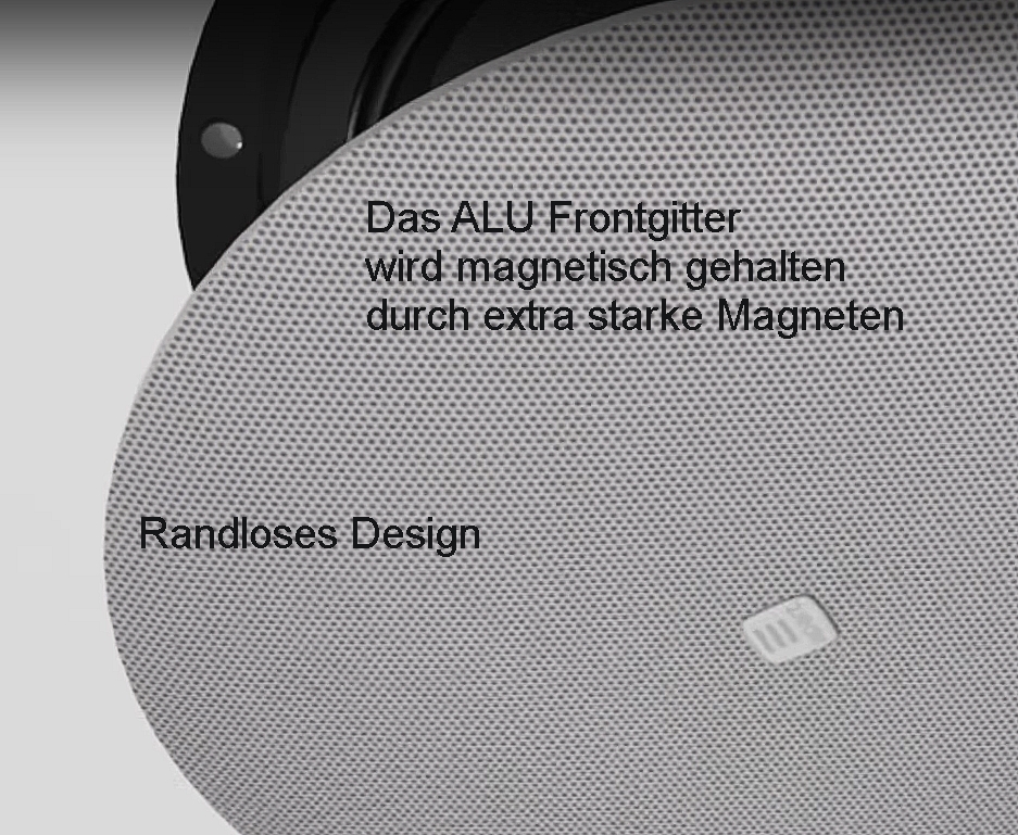 Randloser_Deckenlautsprecher Randloser Deckenlautsprecher
