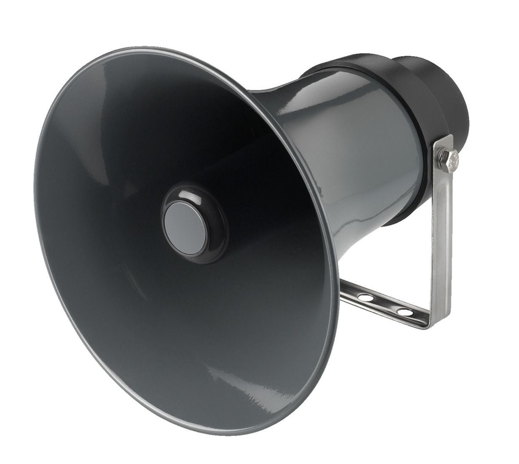 85-756-00020_Trichterlautsprecher_New_2021 ELA 100V 20W Druckkammerlautsprecher IT30 IP66 Trichterlautsprecher ALU