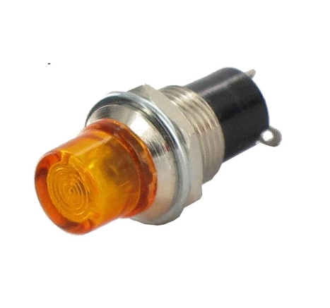 32-747-00019 Signallampe Gelb-Orange mit E5,5 Fassung ohne Birne