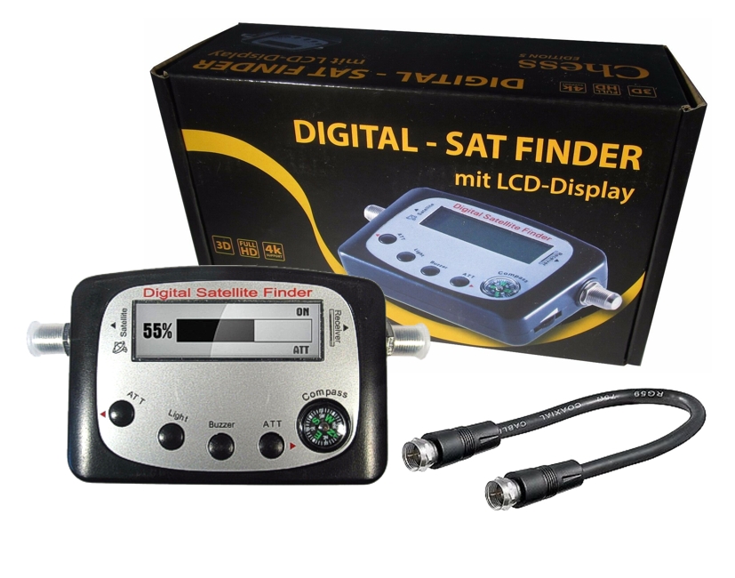 SAT Finder Digital mit LCD Display