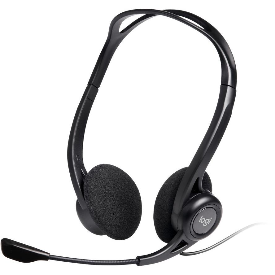 Multimedia Headset Kopfhörer mit Bügelmikrofon mit USB Anschluss