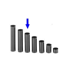 5e9b8a4041a4d3cf795d6f3ab20a5bf0 Abstandshülse Kunststoff 25mm Bohrung 3,5mm AD 7mm --Schwarz--
