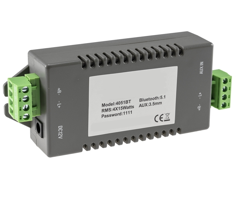Deckenverstaerker_Bluetooth_83-769-00320_B03 4x30W Verstärker Aktiver Deckenverstärker mit Bluetooth und AUX-Eingang