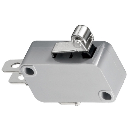 95-837-00210-Mikroschalter-2013-AA Mikroschalter  28x16x10mm Rollenhebel 5mm 1xUM 5-16A 125-250V