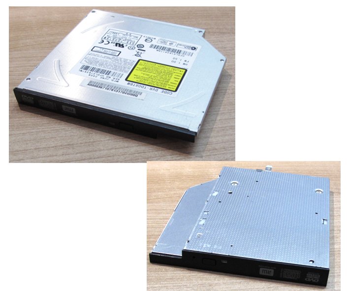 CD-DVD-Brenner SLIM SATA Pioneer DVR-TD08TBM für Notebook gebraucht