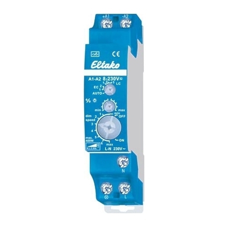 99-300-00850_Dimmer_Eltako_B2020 Push Dimmer für Hutschiene 230V LED Dimmer bis 0-100W oder Glühlampen bis 400W