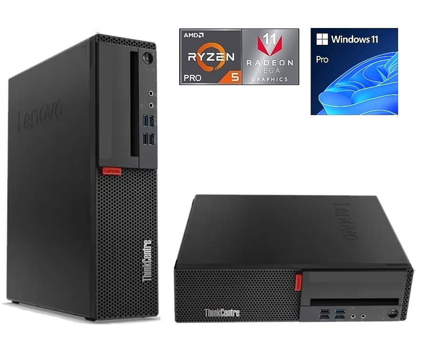 Computer PC-System M75s Ryzen 5Pro 16GB 256GB SSD 1TB HDD Windows11Pro Refurbished 