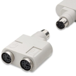 PS2_Adapter_-58-400-00120 Gender PS2 Adapter Y-Adapter