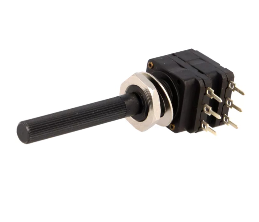 10kohm Poti Stereo 10K LIN 6mm Kunststoffachse IP54 PC16TR10KLin