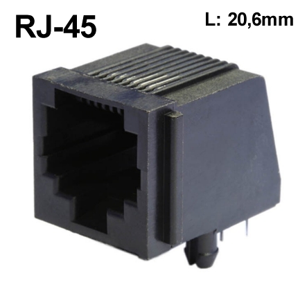39-875-00004-RJ45-Buchse-20-6mm RJ45 Buchse